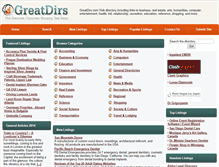 Tablet Screenshot of greatdirs.com